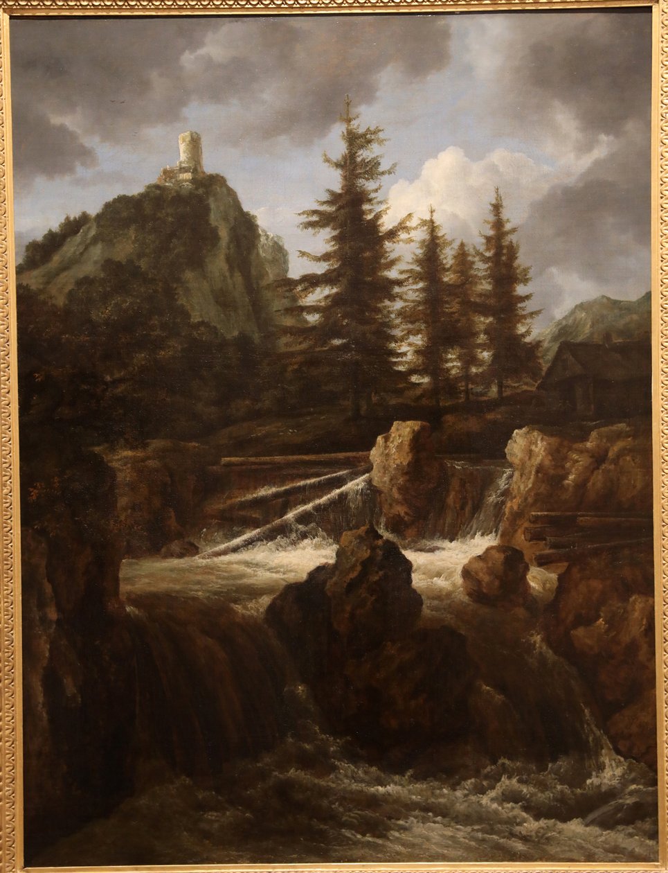 Paysage avec cascade, vers 1660 - Jacob van Ruisdael