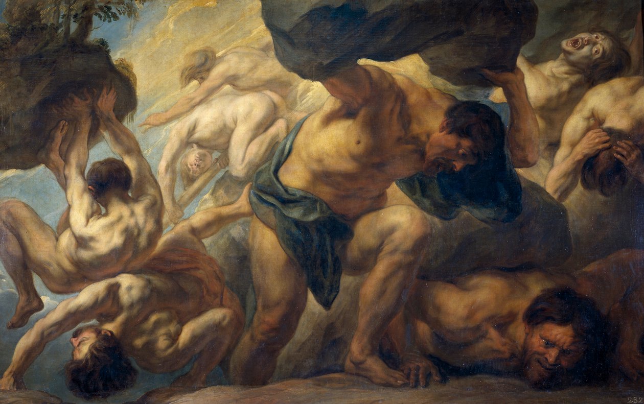 Défaite des Titans, 1678 - Jacob Jordaens