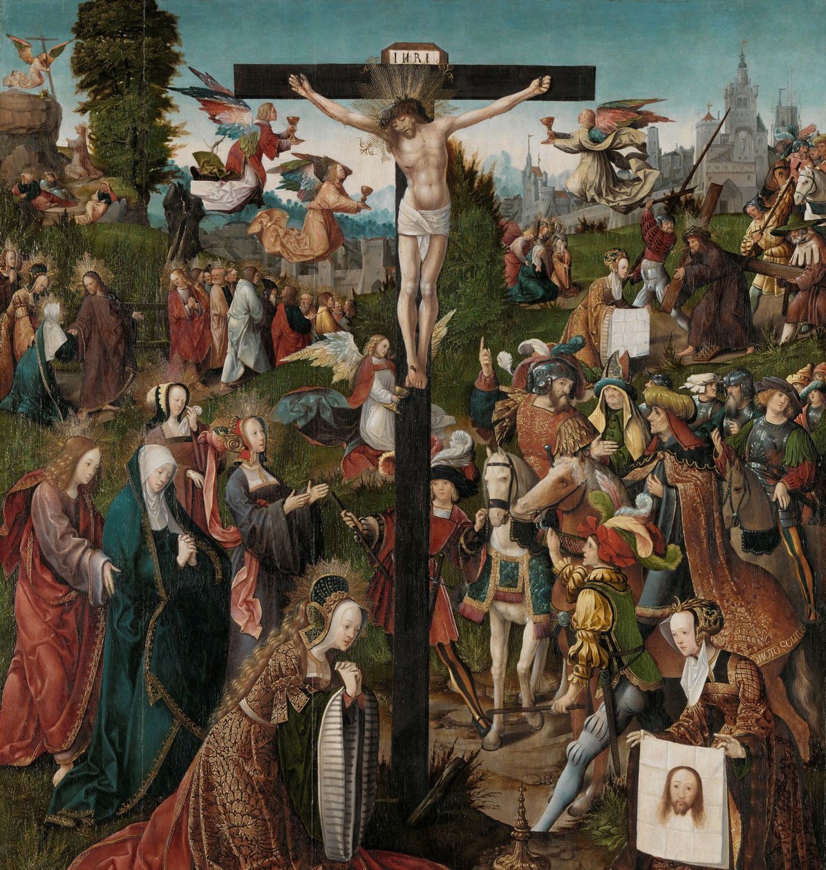 La Crucifixion - Jacob Cornelisz van Oostsanen