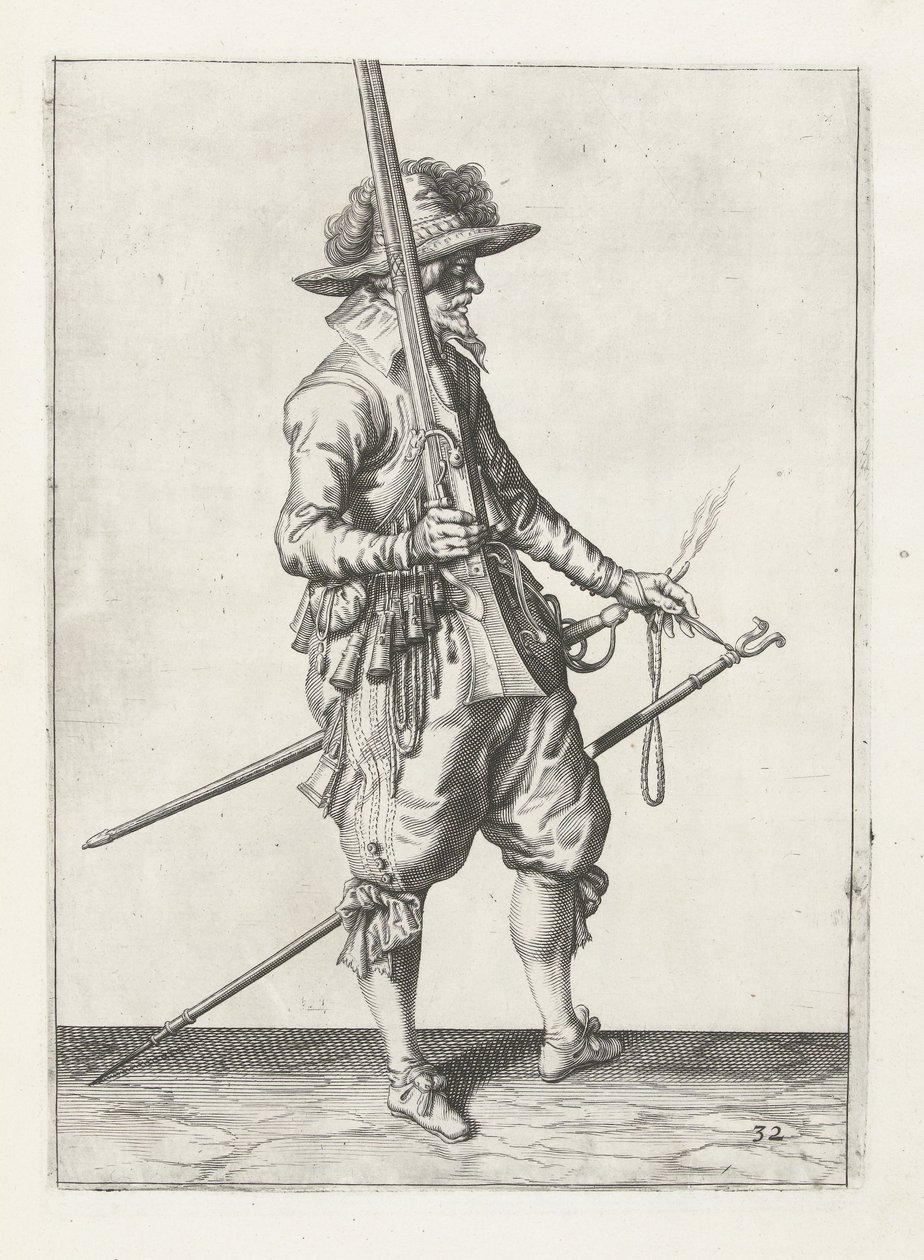Mousquetaire, c.1600 - Jacob II de Gheyn