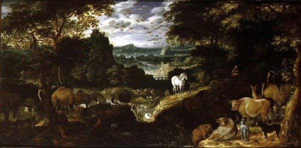 Orphée charmant les animaux, 1601 - Jacob I Savery