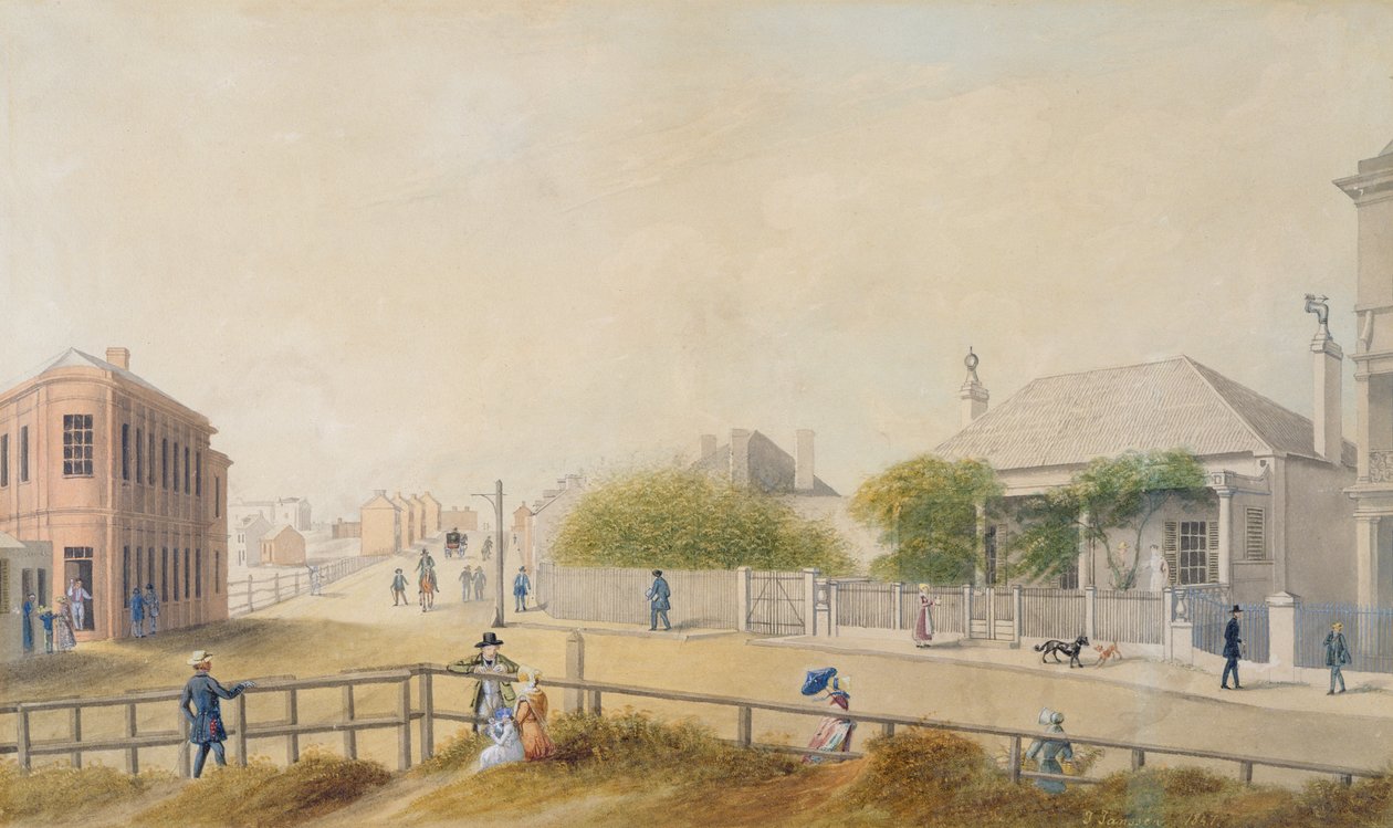 Rue Oxford, Sydney, 1847 - Jacob Janssen