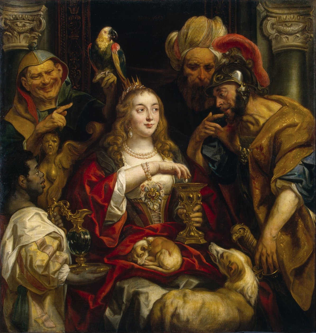 Le festin de Cléopâtre - Jacob Jordaens