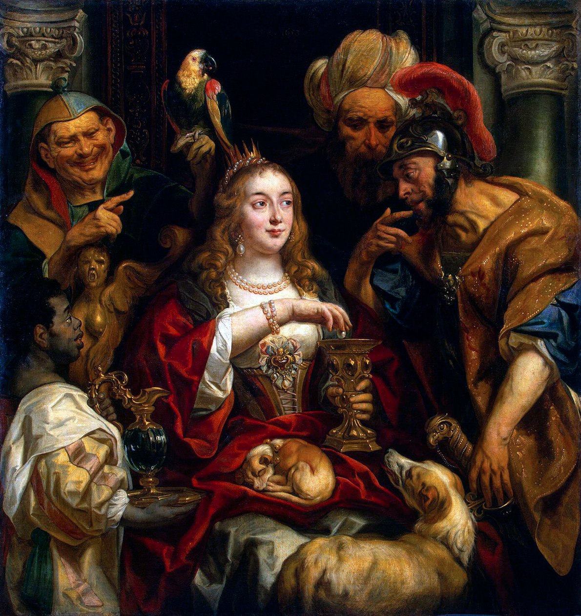 Le festin de Cléopâtre, 1653 - Jacob Jordaens