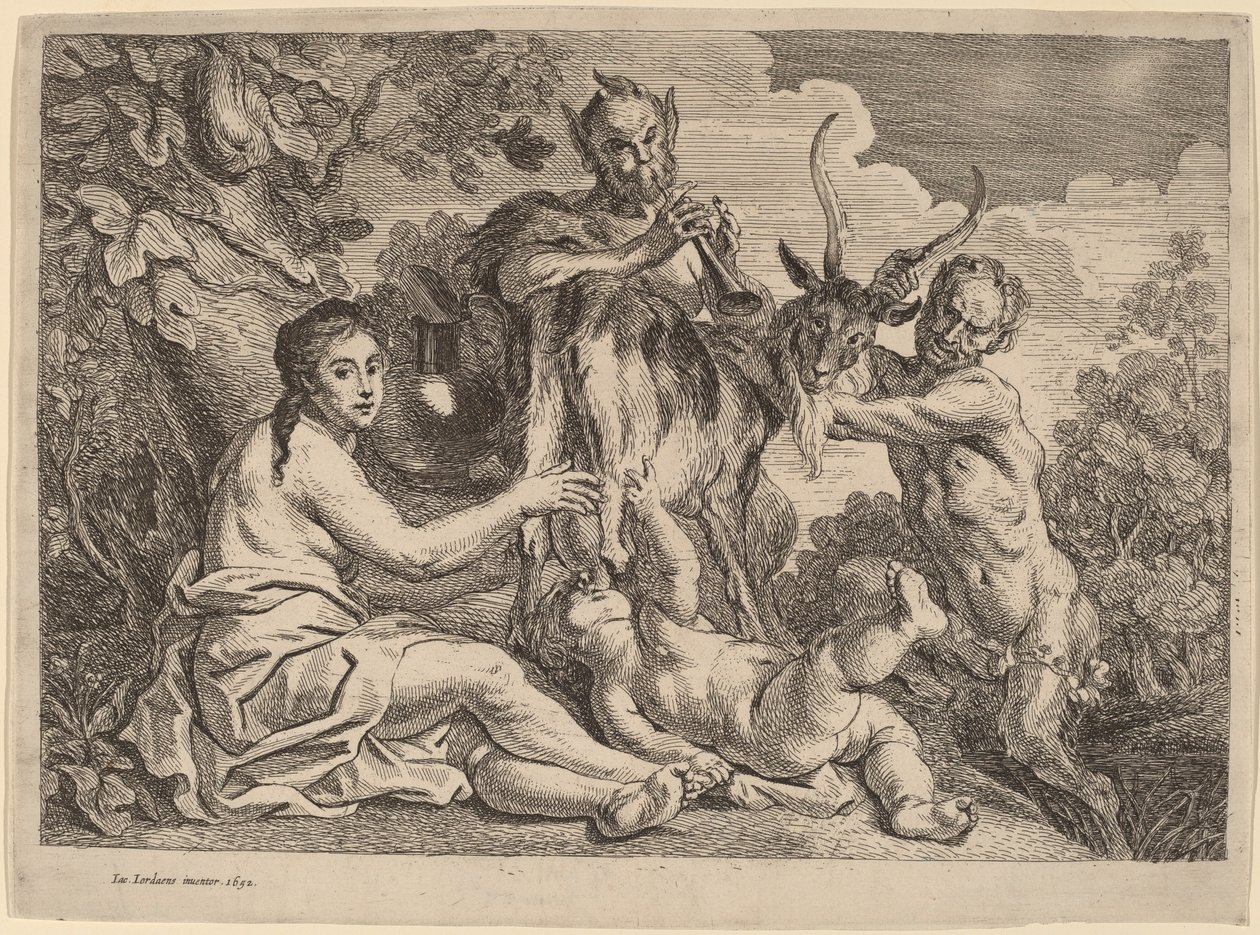 Jupiter nourri par la chèvre Amalthée - Jacob Jordaens