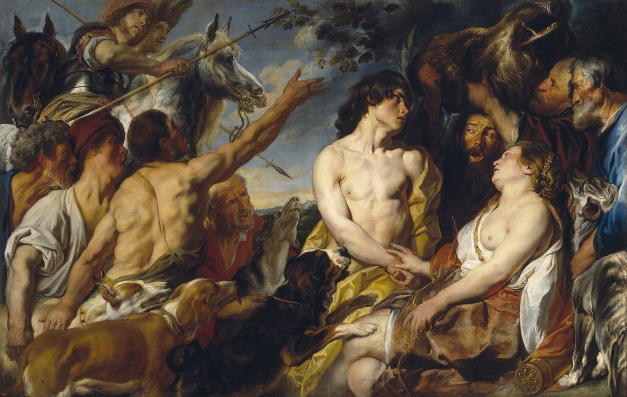 Méléagre et Atalante - Jacob Jordaens