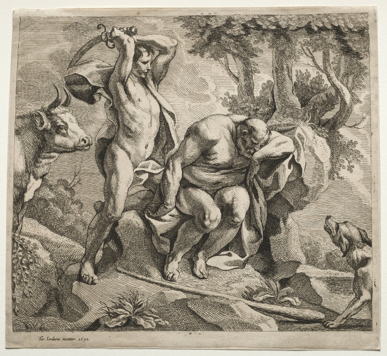 Mercure tuant Argus, 1652 - Jacob Jordaens