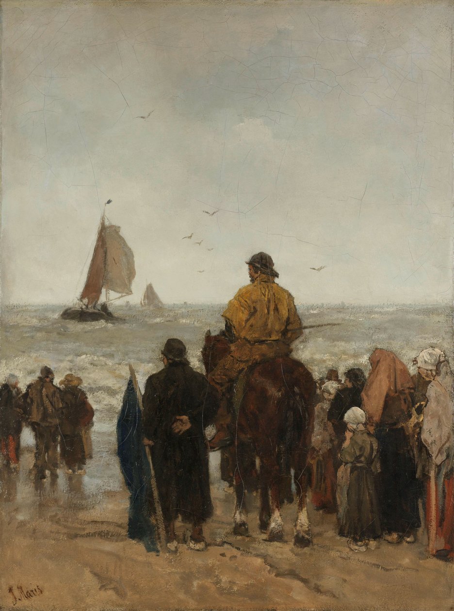 Arrivée des bateaux - Jacob Maris