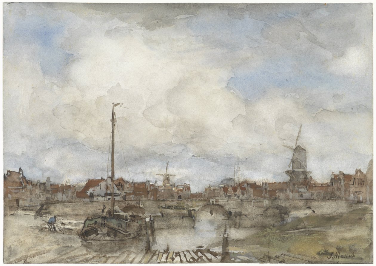Vue sur une Ville - Jacob Maris