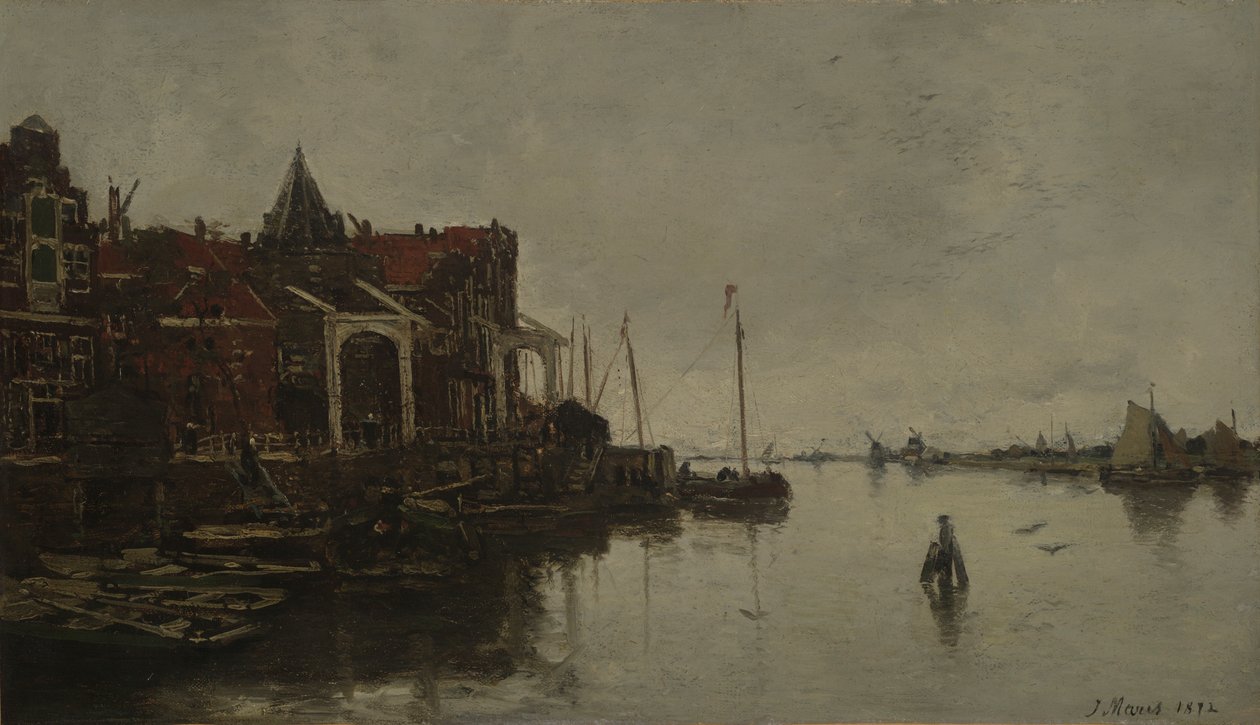 Scène de port - Jacob Maris
