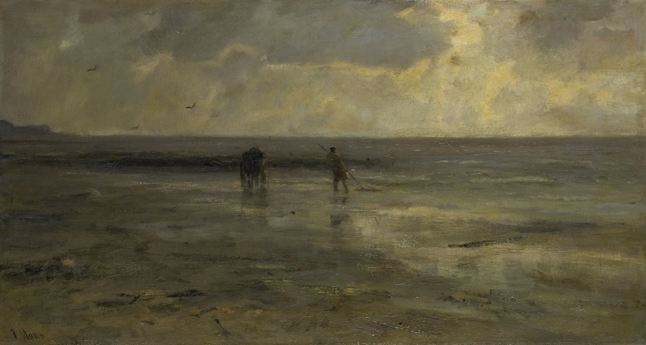 Plage au soir - Jacob Maris