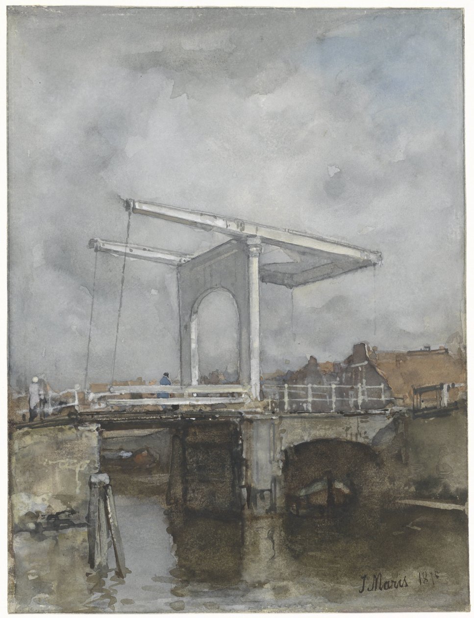 Le Pont-levis - Jacob Maris
