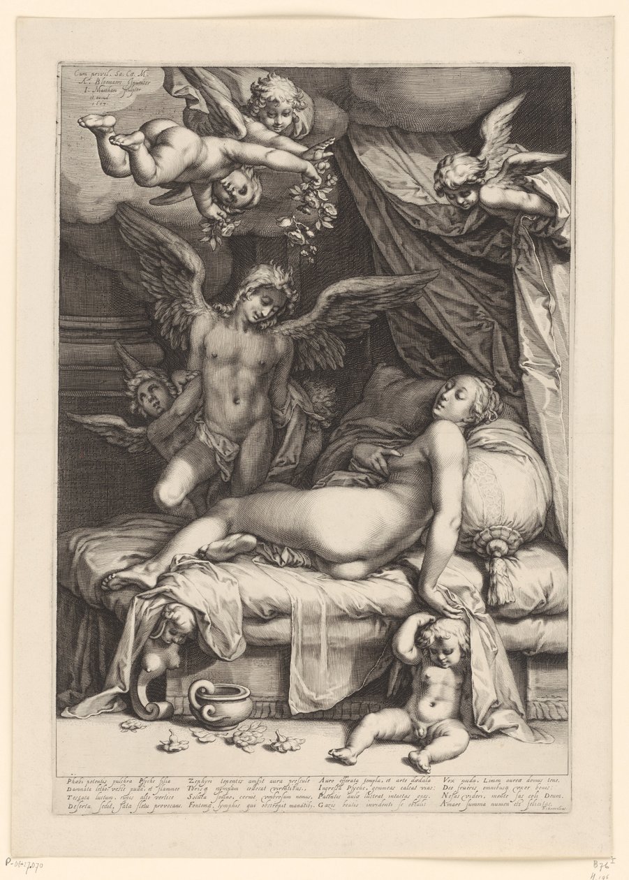 Amour et Psyché - Jacob Matham