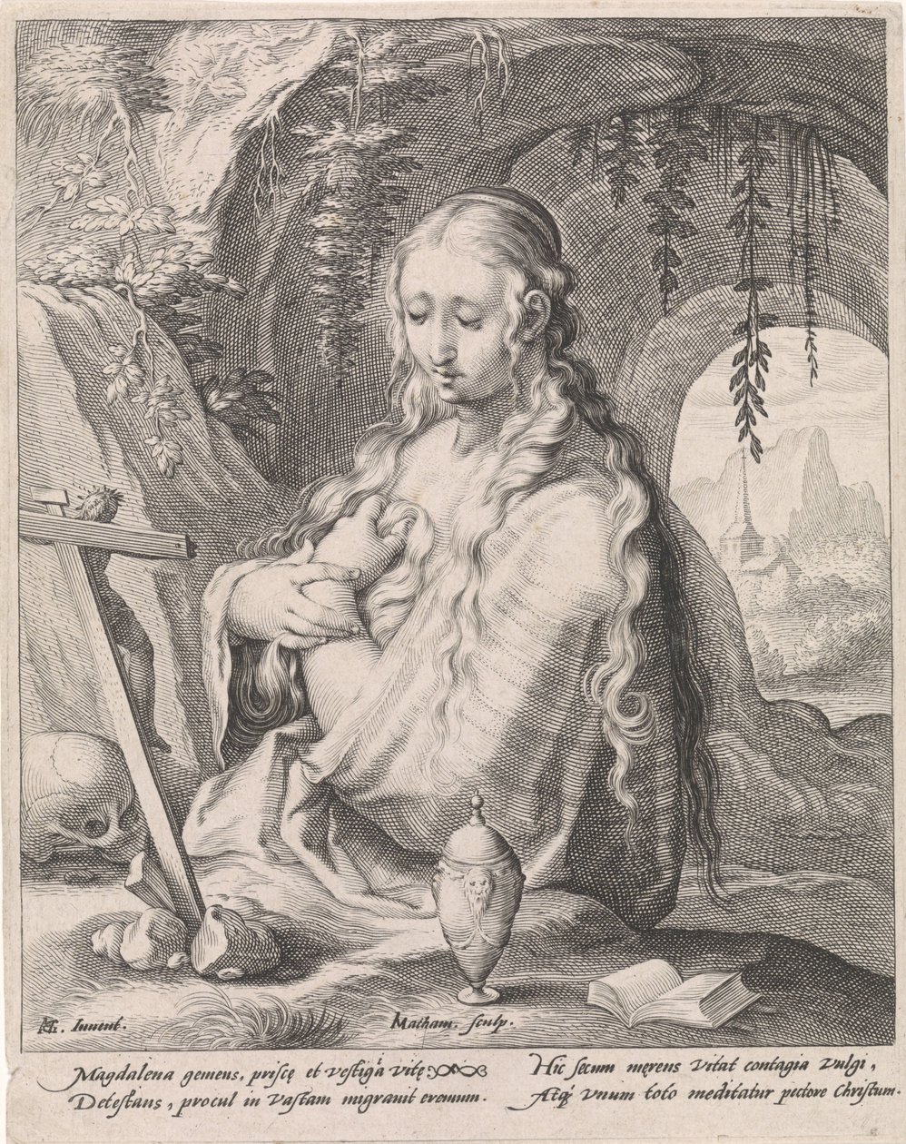 Marie Madeleine pénitente - Jacob Matham