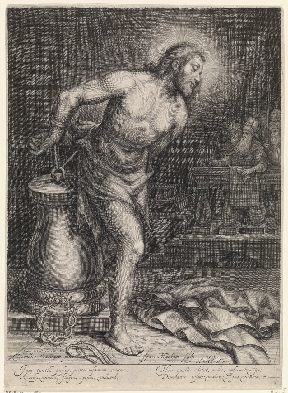 Christ à la colonne de flagellation - Jacob Matham