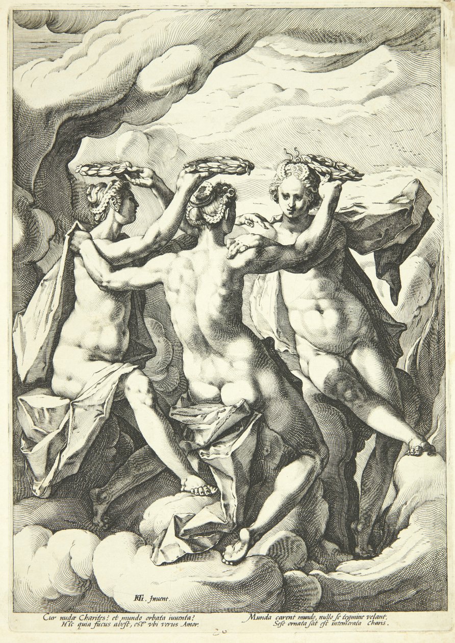 Les trois Grâces - Jacob Matham