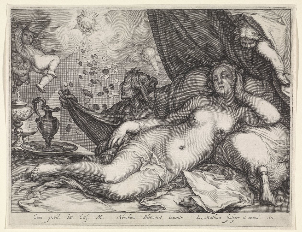 Jupiter et Danaé - Jacob Matham