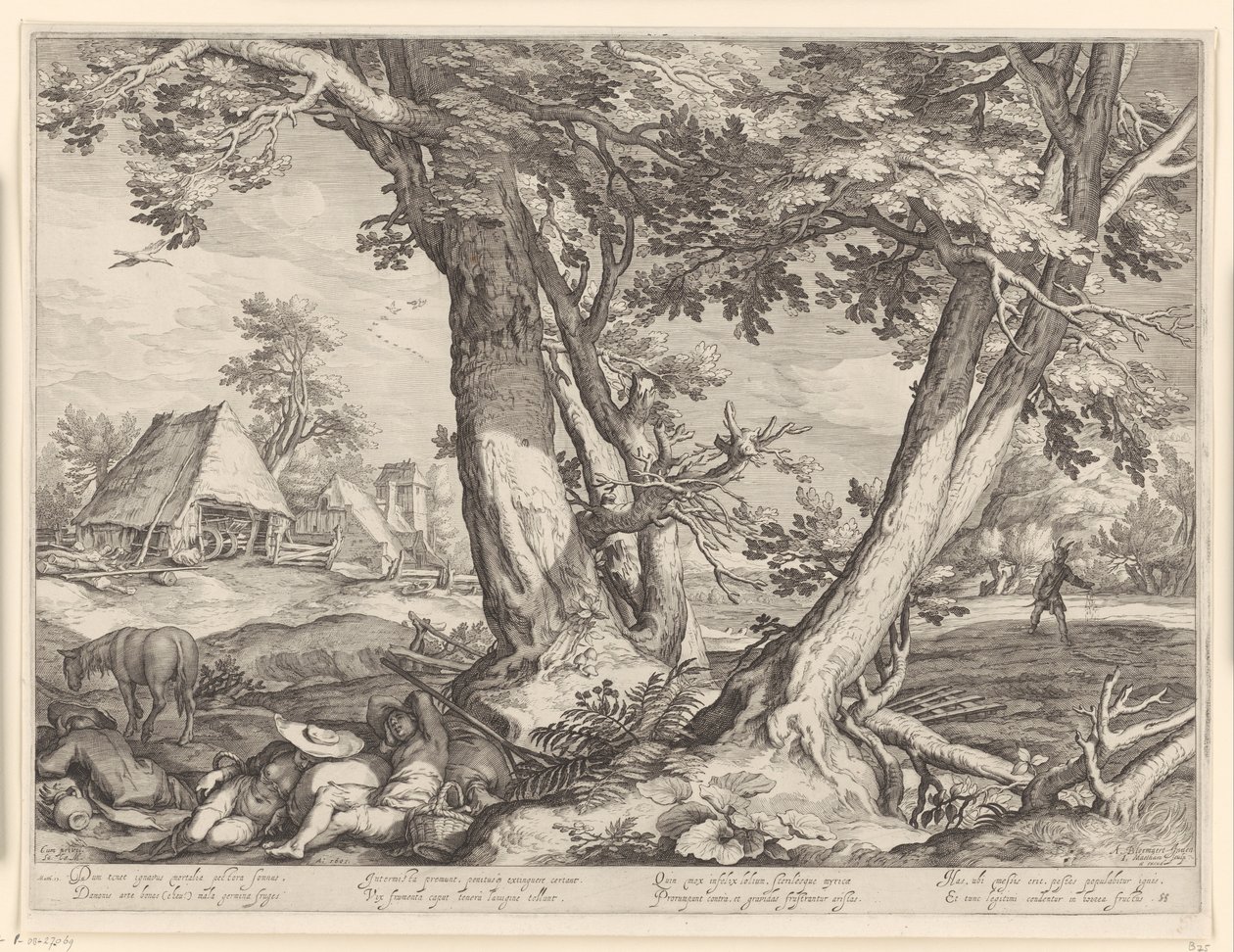 Paysage avec la parabole du semeur - Jacob Matham