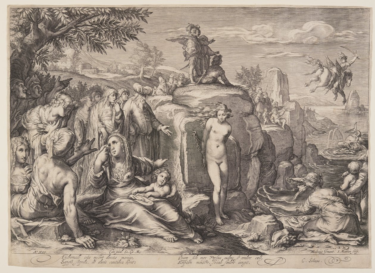Persée et Andromède - Jacob Matham