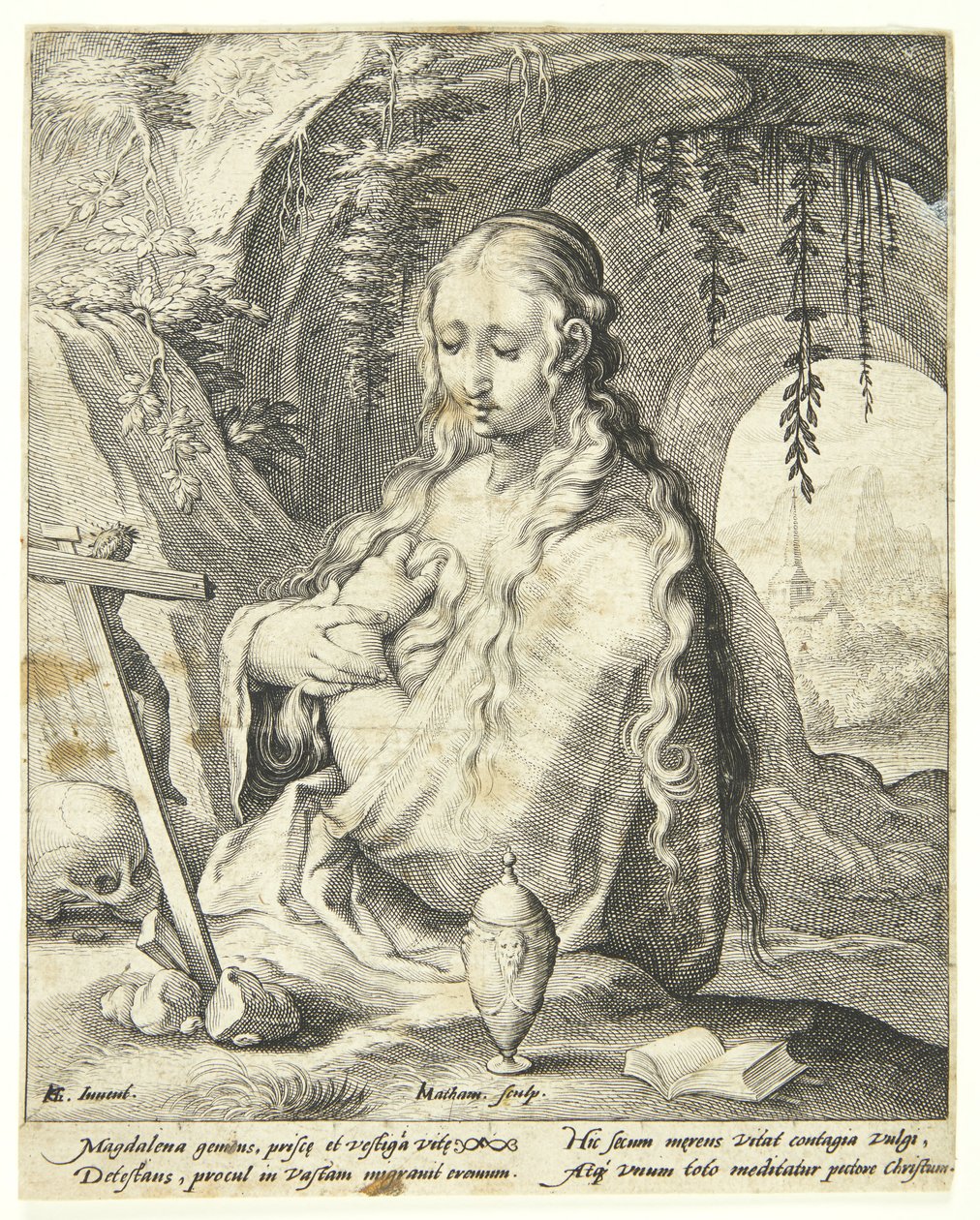 Sainte Marie Madeleine repentante - Jacob Matham