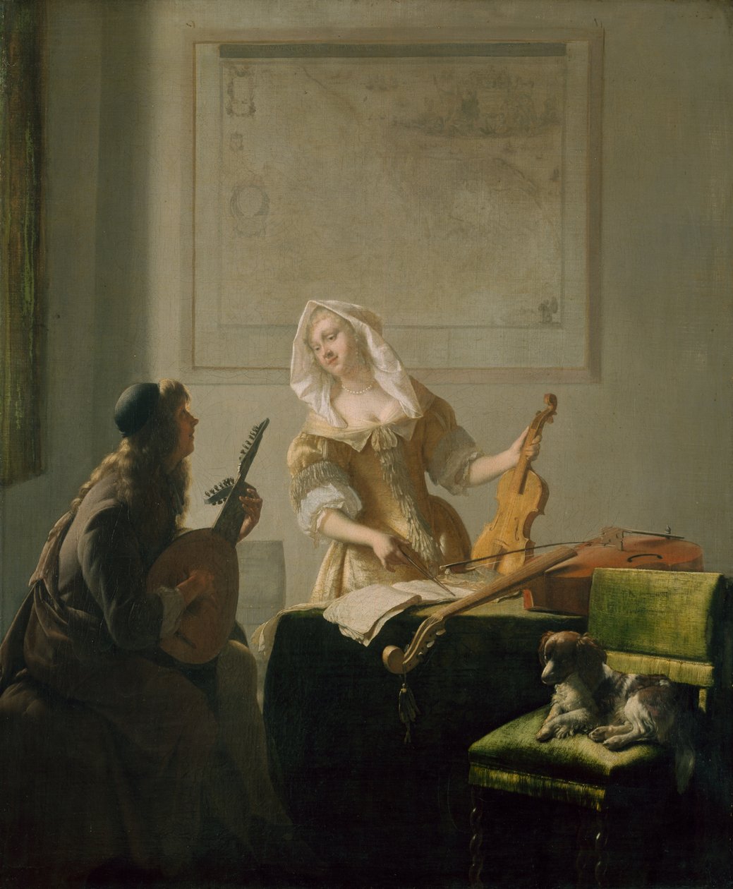 La leçon de musique - Jacob Ochtervelt