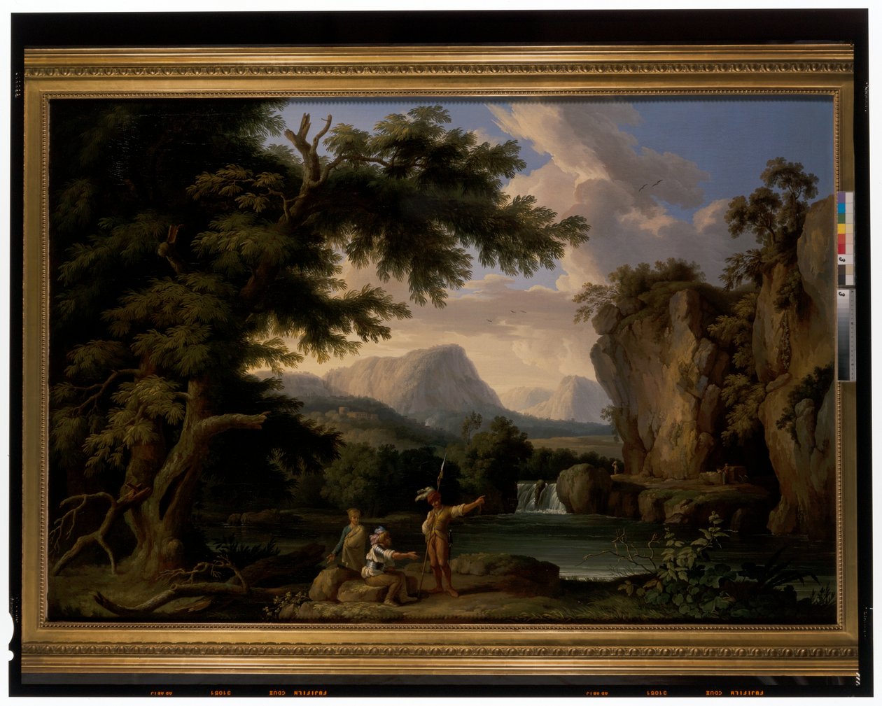 Une paire de paysages - Jacob Philippe Hackert