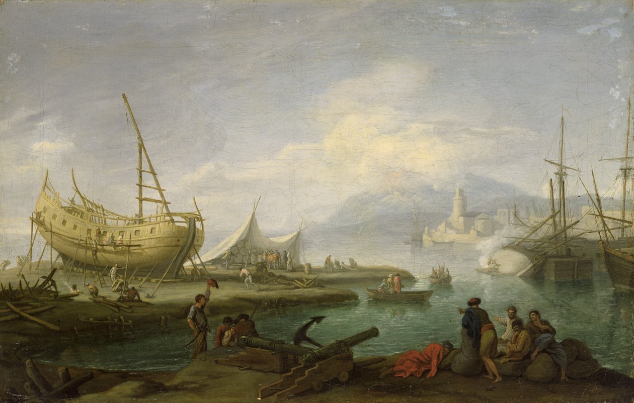 Paysage côtier - Jacob Philippe Hackert