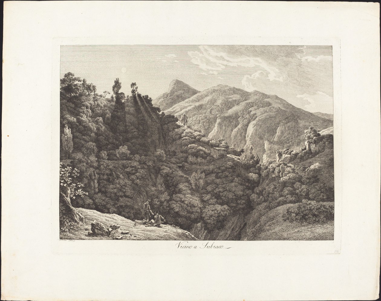 Près de Subiaco - Jacob Wilhelm Mechau