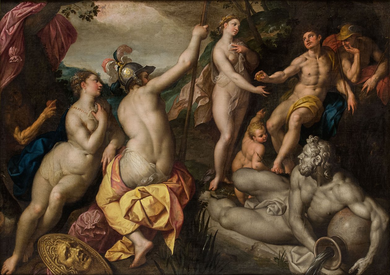 Le jugement de Paris - Jacob de Backer