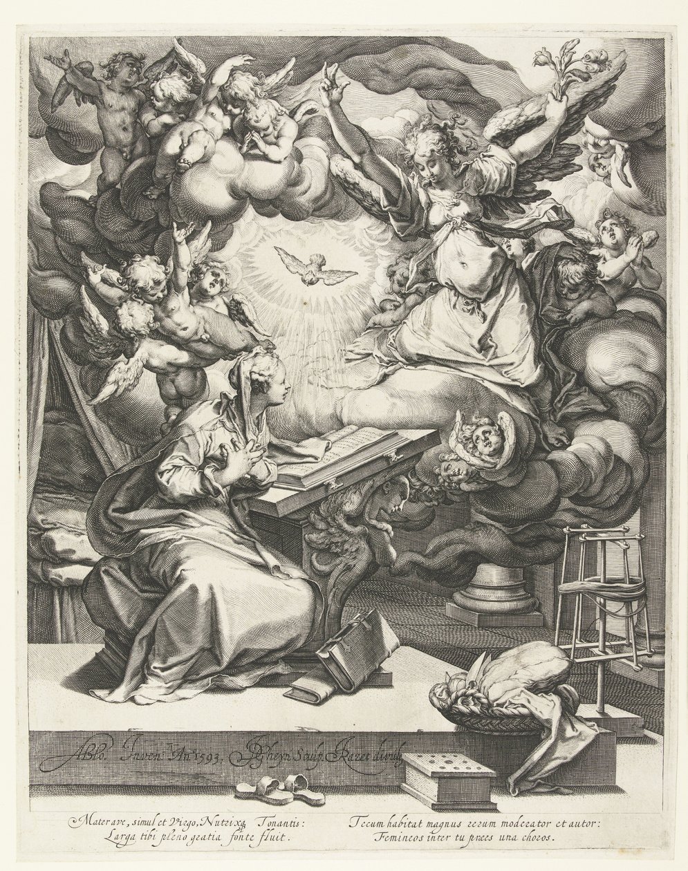 Annonciation - Jacob de Gheyn (II)