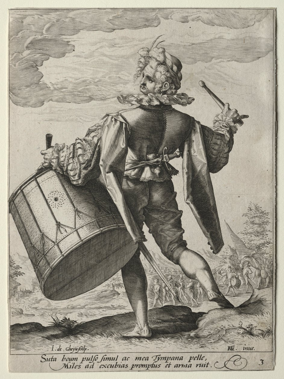 Tambour, 1587 - Jacob de Gheyn II