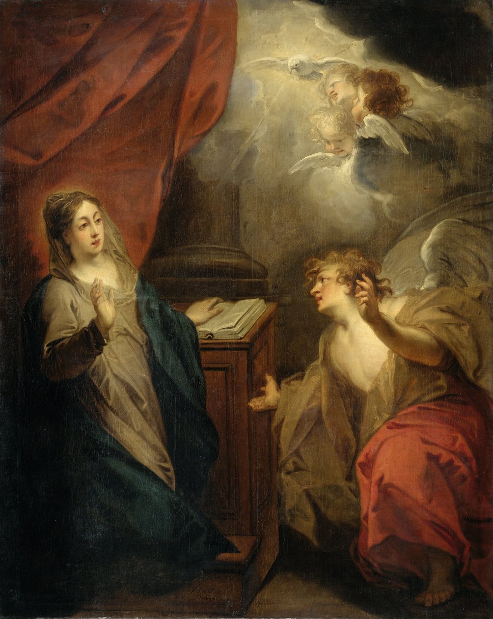 Annonciation à la Vierge - Jacob de Wit