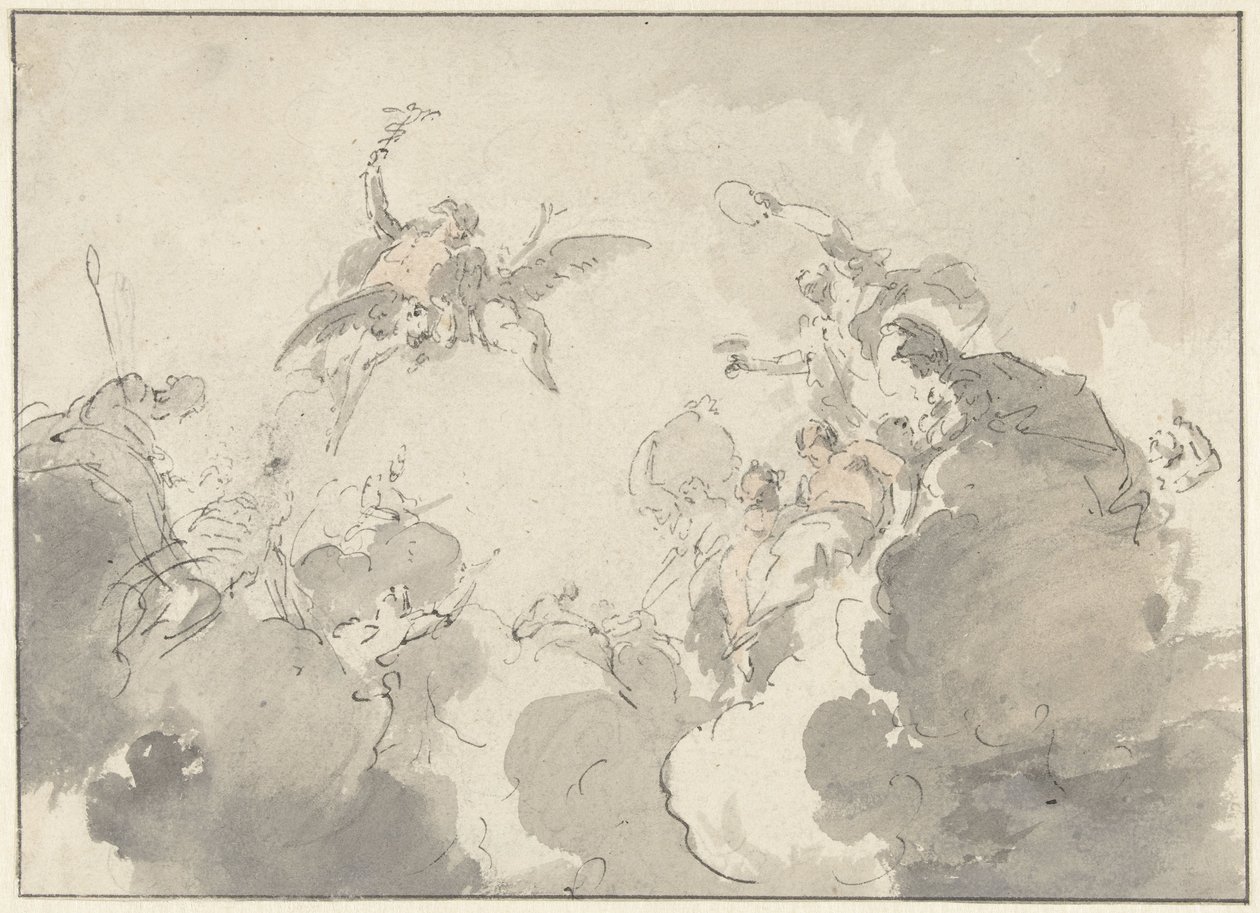 Projet pour peinture de plafond - Jacob de Wit