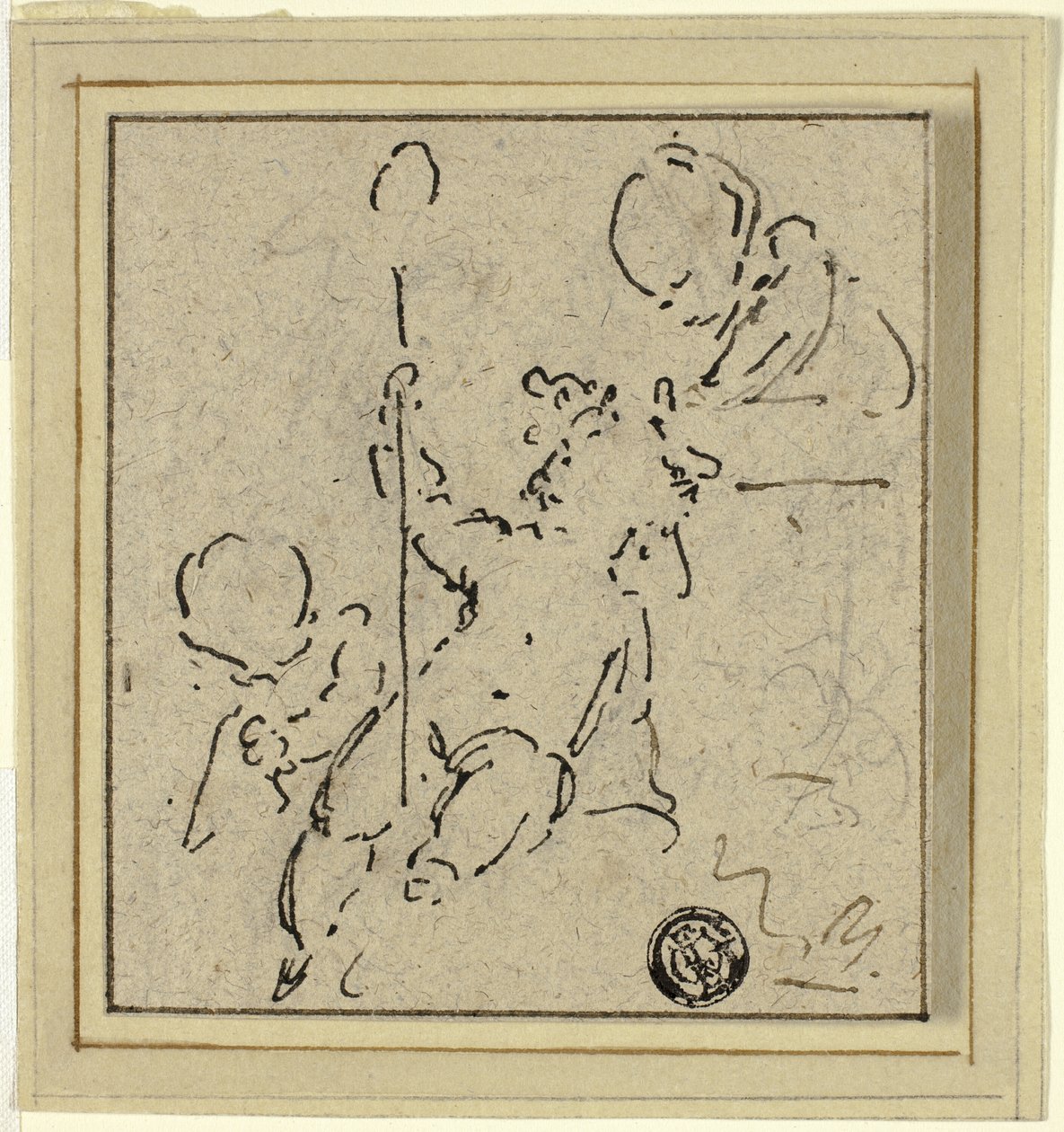 Trois Putti - Jacob de Wit