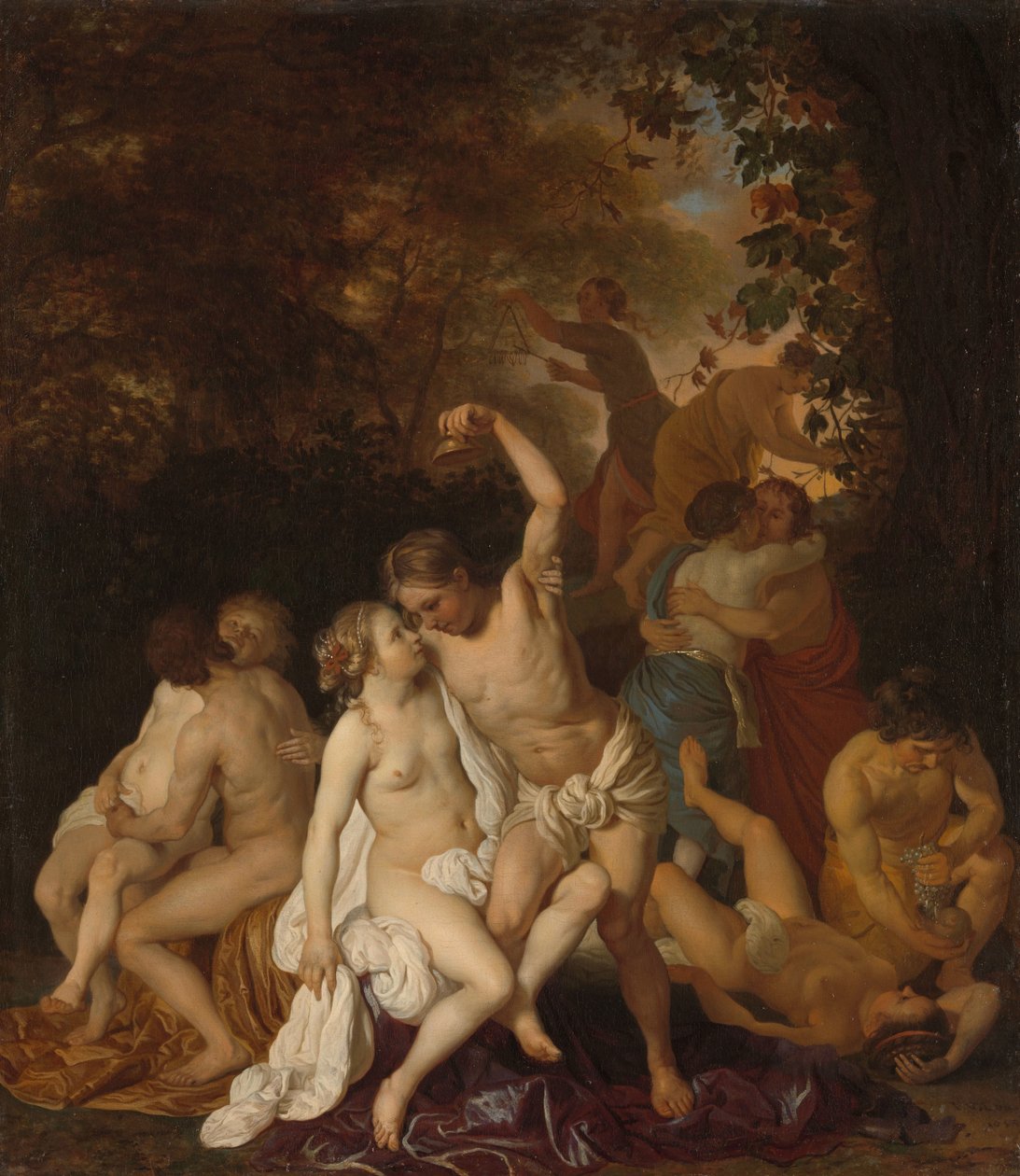 Scène avec des bacchantes - Jacob van Loo