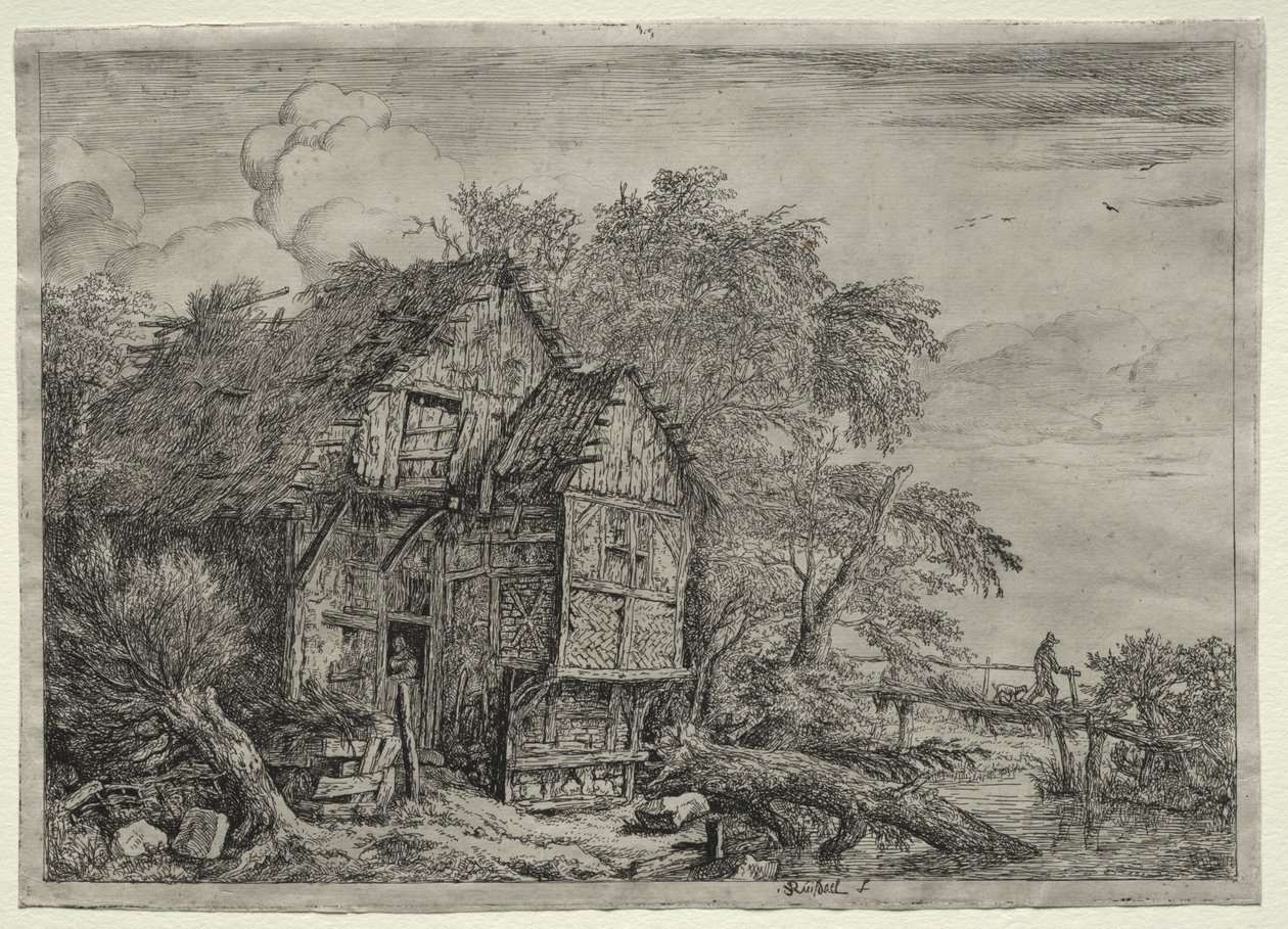 Le petit pont - Jacob van Ruisdael