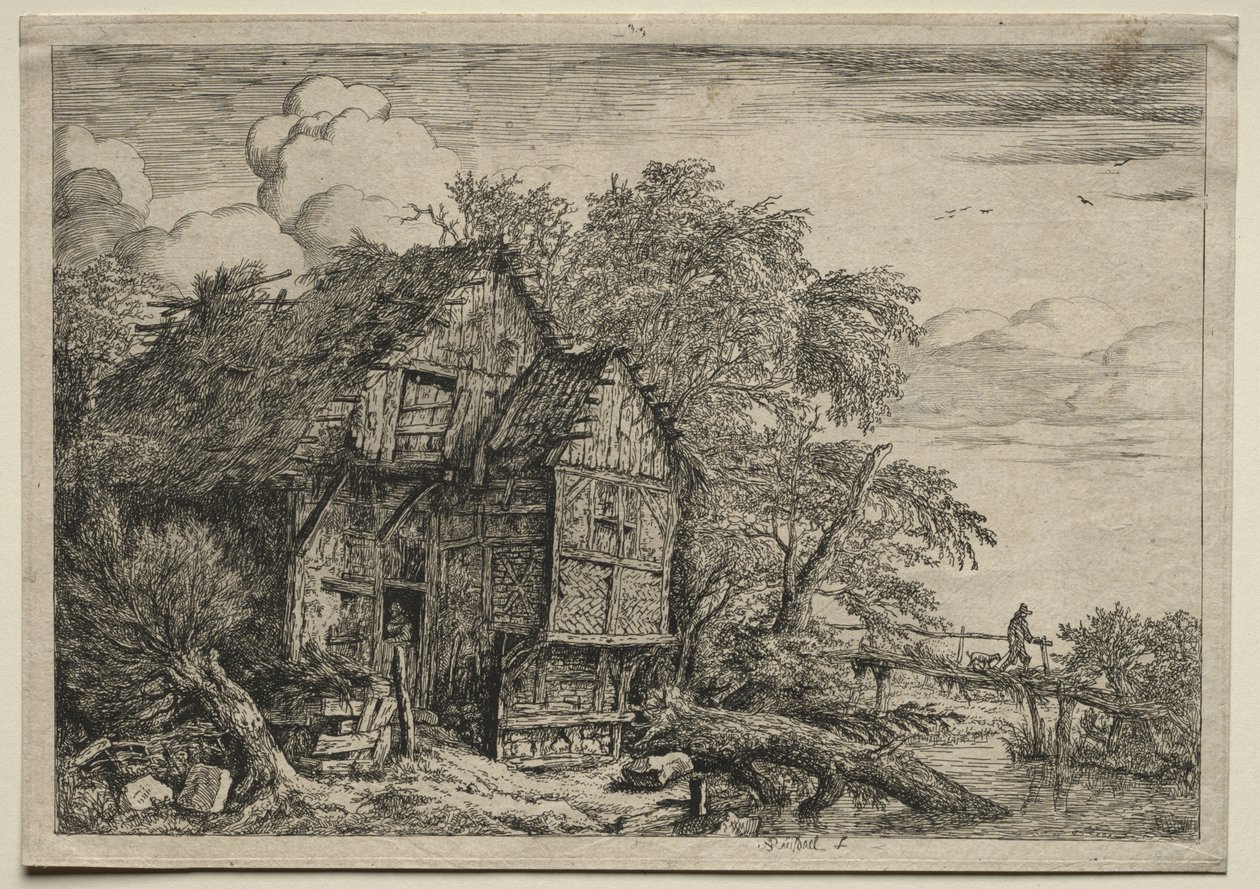 Le petit pont - Jacob van Ruisdael