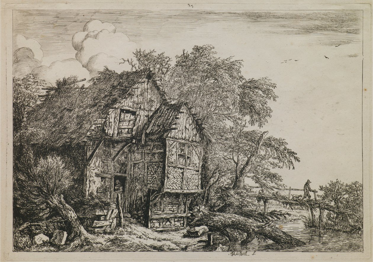 Le Petit Pont - Jacob van Ruisdael