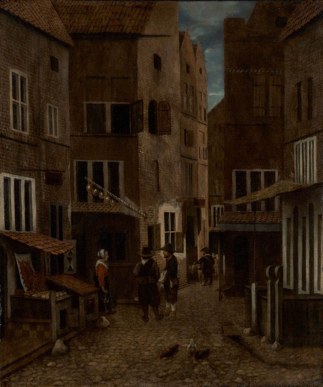 Scène de rue - Jacobus Vrel or Frel