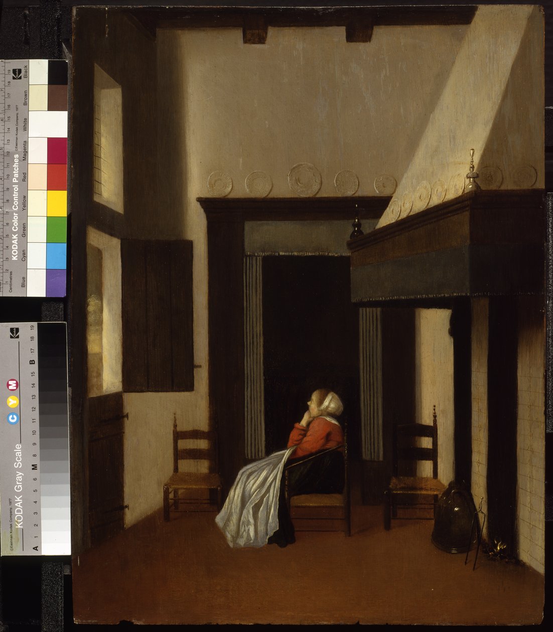 Intérieur avec femme assise, vers 1660 - Jacobus Vrel or Frel