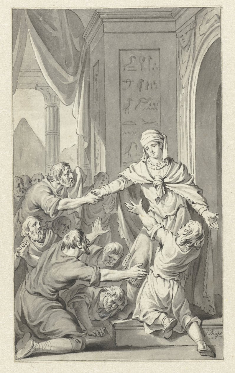 Joseph reconnu par ses frères - Jacobus Buys