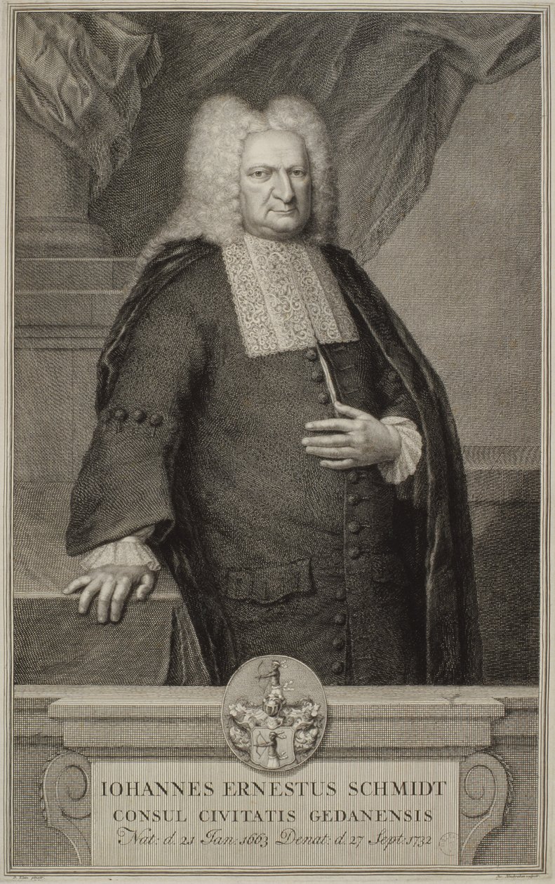 Johann Ernst Schmidt, c.1732 - Jacobus Houbracken