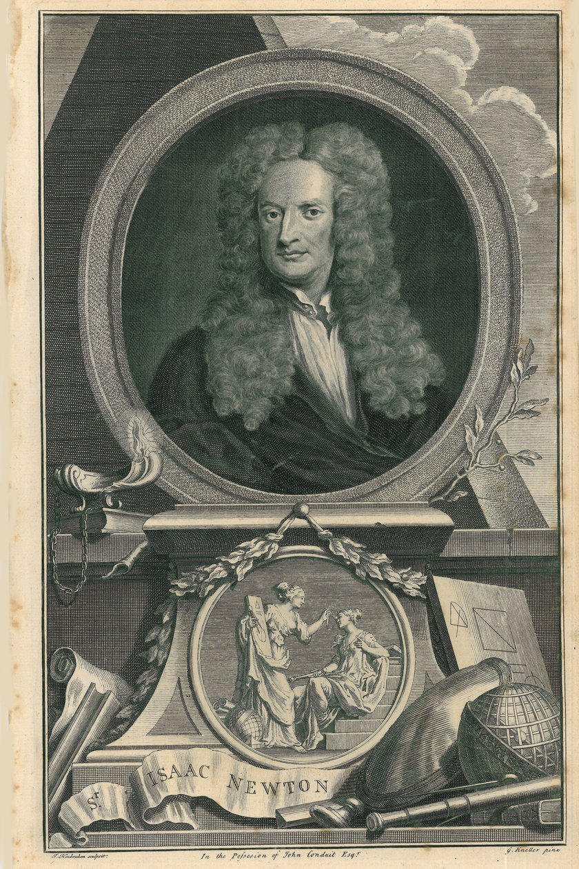Sir Isaac Newton - Jacobus Houbracken