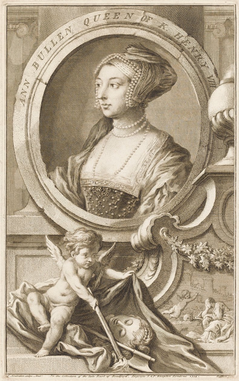 Anne Boleyn (d. 1536) - Jacobus Houbraken