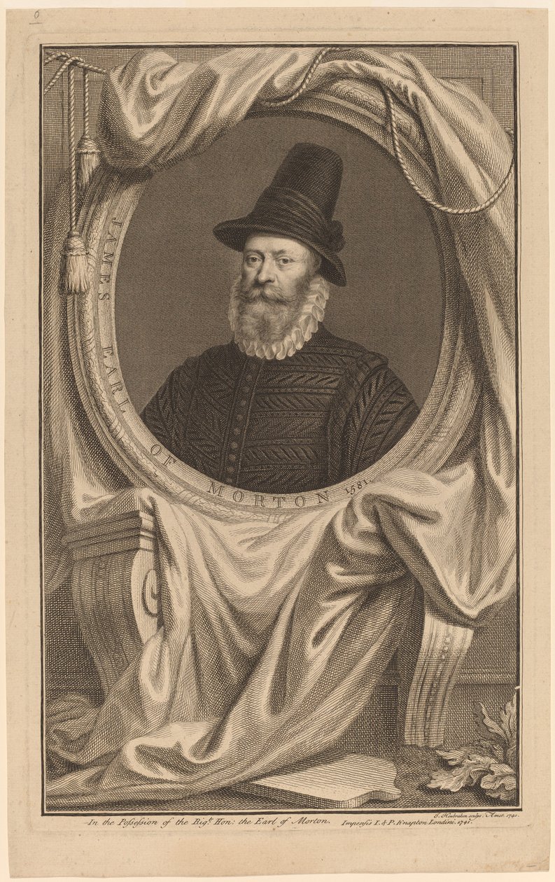 James, comte de Morton - Jacobus Houbraken