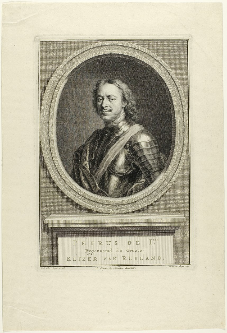 Pierre Ier de Russie - Jacobus Houbraken