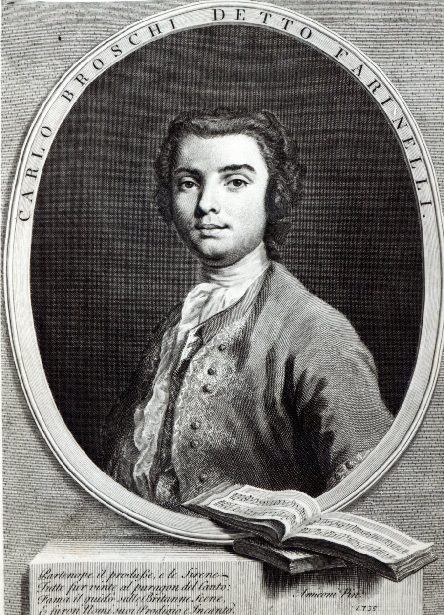 Carlo Broschi, 1735 - Jacopo Amigoni