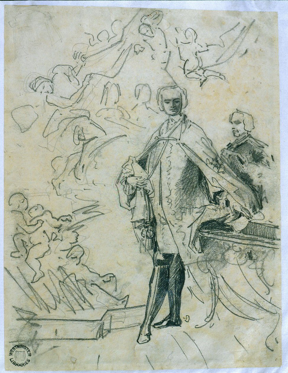 Esquisse de Carlo Broschi 