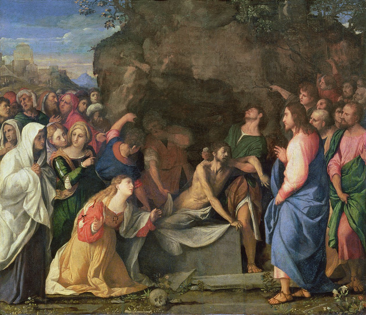 La Résurrection de Lazare, c.1508-10 - Jacopo Palma