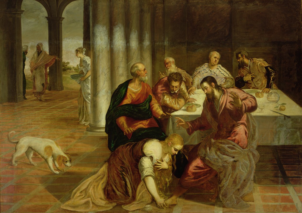 La Conversion de Marie-Madeleine, 1546-7 - Jacopo Robusti Tintoretto